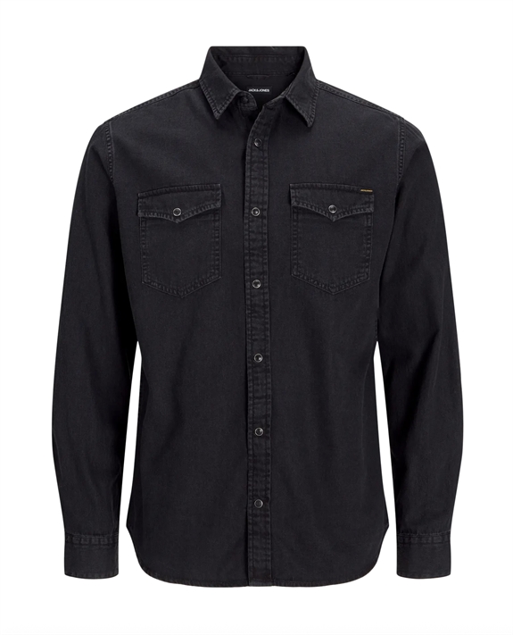 Jack & Jones Sheridan Shirt LS Shirt - Black Denim